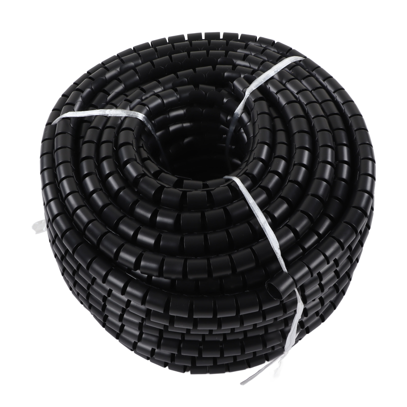 Verschleißfester Kabelschutzschlauch, Säure- Und Laugenbeständiges Spiralrohr, Schwarzer Kabelschutz, 28 Mm Durchmesser, 40 M Länge