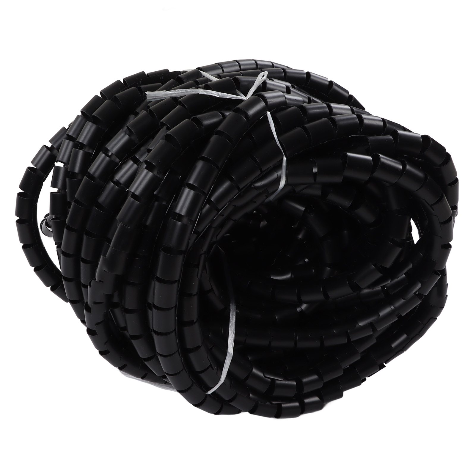 Verschleißfester Kabelschutzschlauch, Säure- Und Laugenbeständig, Spiralschlauch, Schutz Für Elektrische Leitungen, Schwarz, 32 Mm Durchmesser, 30 M Länge
