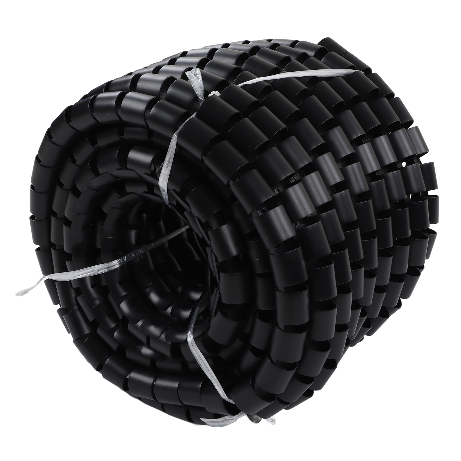Schutzschlauch Für Kabel, Beständig Gegen Verschleiß, Säuren Und Laugen, Abriebfestes Spiralrohr Für Elektrische Leitungen, Schwarz, Durchmesser 42 Mm, Länge 20 Meter.