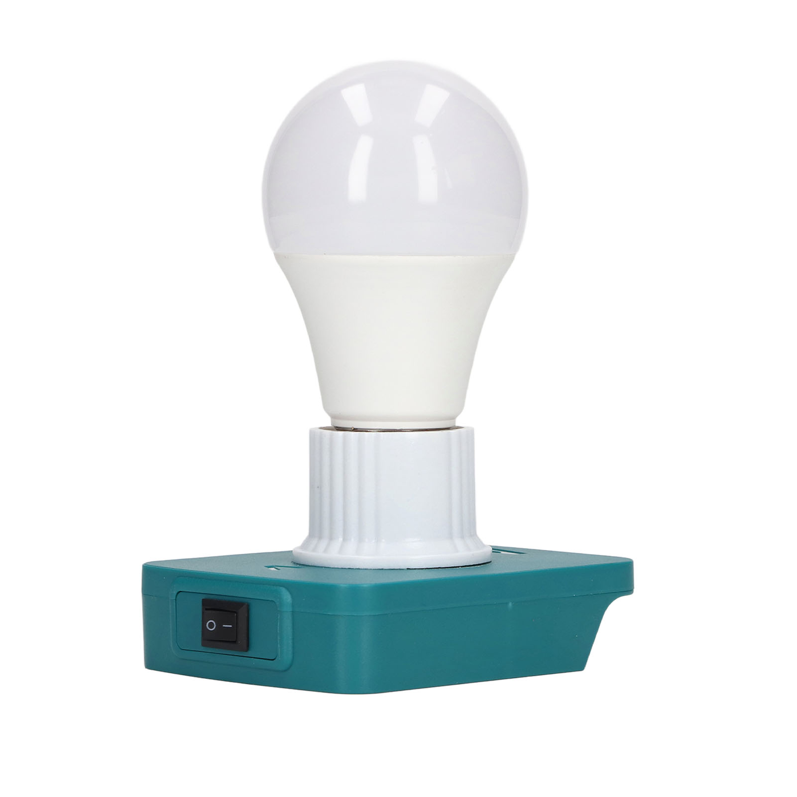 E27 Led-lampe Mit Rutschfester, Schraubenloser Fassung, Tragbare Lampe, Kompatibel Mit 18v-bl-batterien, Weißes, Langlebiges Licht