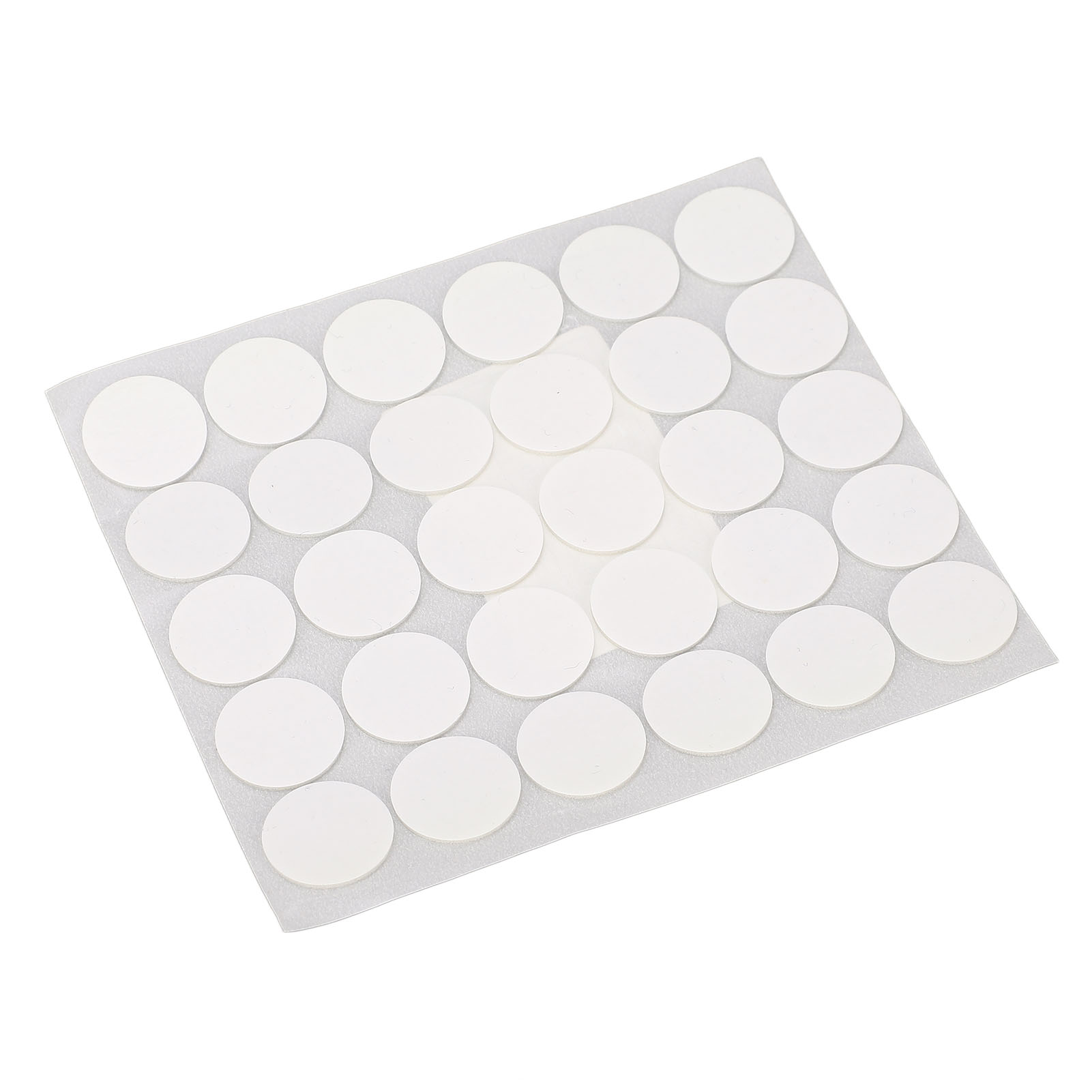 Mehrzweck-runde, Doppelseitige Pe-schaumklebestreifen, 10er-packung, 20 Mm X 1 Mm, Weiß, Markenlos