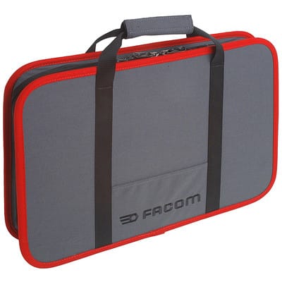 FACOM Werkzeugtasche aus Kunststoff mit Reißverschluss, 440 x 315 x 75 mm, leer