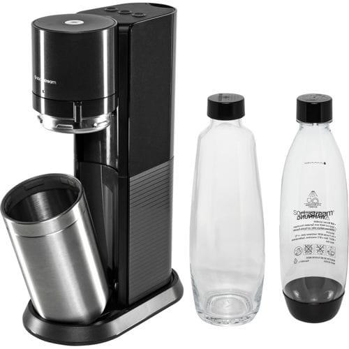 Zubereitung von Getränken - E-Duo Black Wassersprudler mit Zubehör, schwarz 42007114 - Sodastream