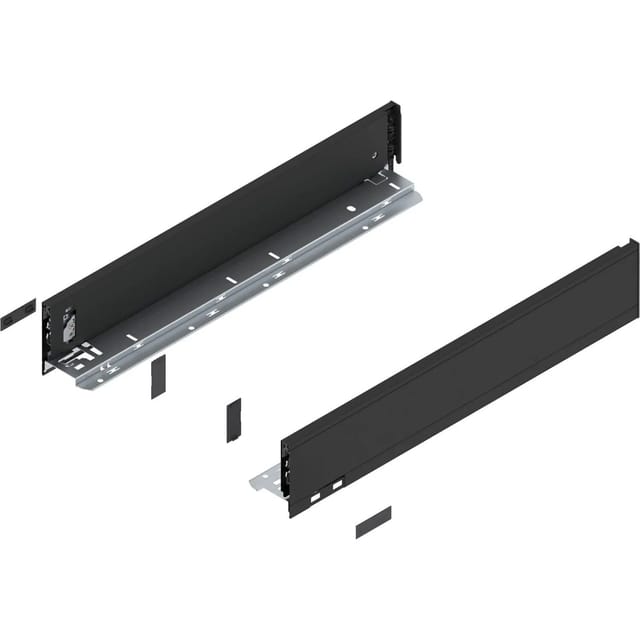 Legrabox pure Zarge Höhe m, nl 500, Carbonschwarz-matt - Blum