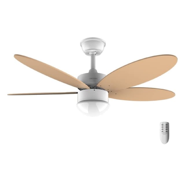 EnergySilence Aero 4260 Orange Deckenventilator mit 40 w DC-Motor und 42" mit LED-Licht, Fernbedienung - Cecotec