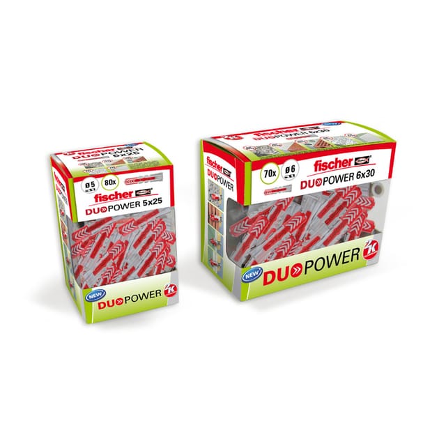 Duopower-Stecker Ø8x40mm diy 50 Stück