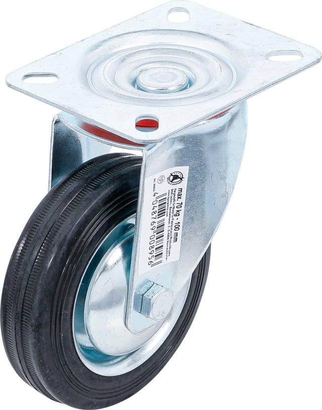 Lenkrolle mit Anschraubsockel ø 100 mm