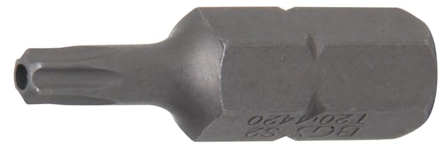 Bgs Technic - Bit Länge 30 mm Antrieb Außensechskant 8 mm (5/16') T-Profil (für Torx) mit Bohrung T20