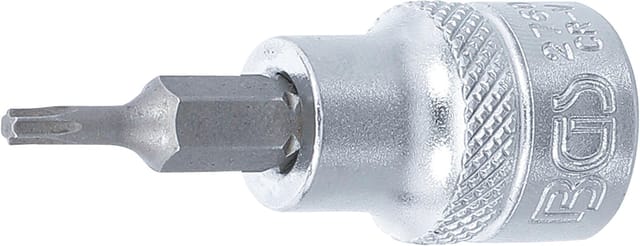 Bit-Einsatz Antrieb Innenvierkant 10 mm (3/8') T-Profil (für Torx) T10