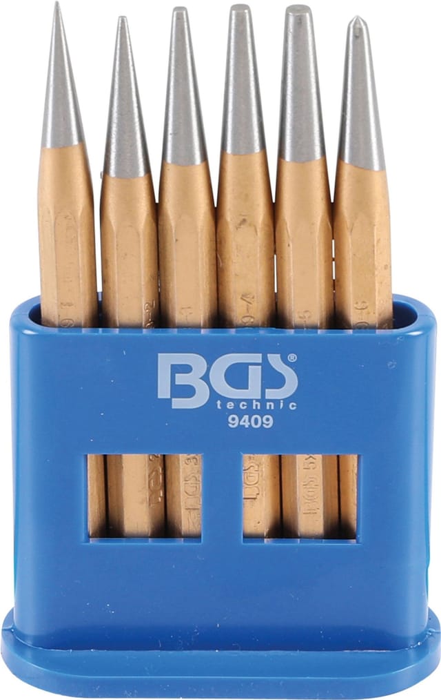BGS Durchtreiber-/ Körner-Satz 120 mm 1 - 5 mm 6tlg. - 9409
