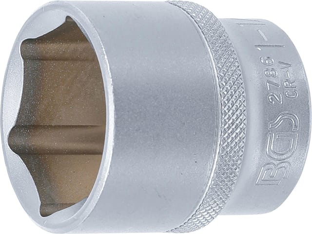 Bgs Technic - Steckschlüssel-Einsatz Sechskant Antrieb Innenvierkant 12,5 mm (1/2') sw 1.1/4'