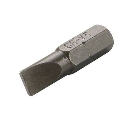 Bit Länge 30 mm Antrieb Außensechskant 8 mm (5/16') Schlitz 12 mm