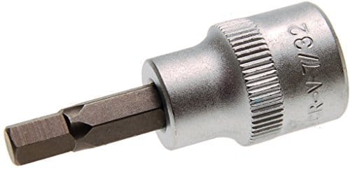 Bit-Einsatz Antrieb Innenvierkant 10 mm (3/8') Innensechskant 7/32'