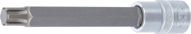 Bit-Einsatz Länge 140 mm Antrieb Innenvierkant 12,5 mm (1/2") Keil-Profil (für RIBE) M13