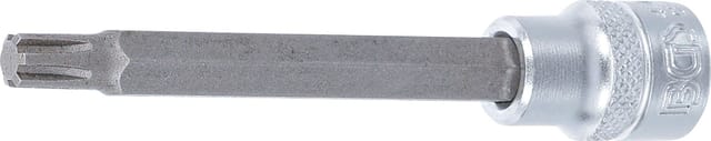 Bgs Technic - Bit-Einsatz Länge 100 mm Antrieb Innenvierkant 10 mm (3/8') Keil-Profil (für ribe) M7