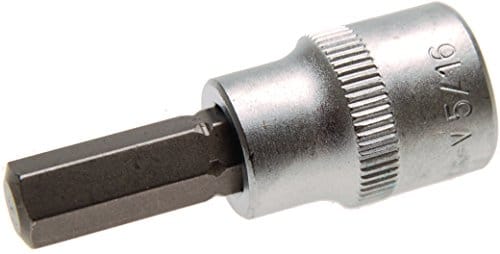 Bit-Einsatz Antrieb Innenvierkant 10 mm (3/8') Innensechskant 5/16'