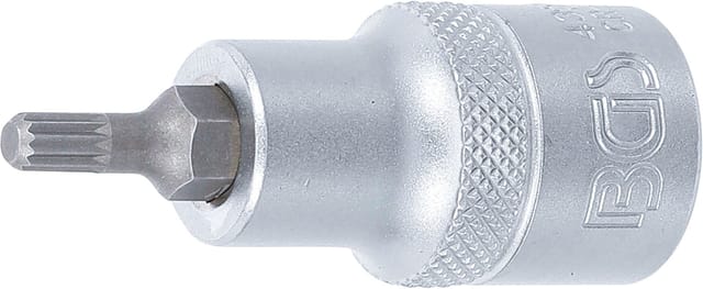 Bgs Technic - Bit-Einsatz Antrieb Innenvierkant 12,5 mm (1/2') Innenvielzahn (für xzn) M5