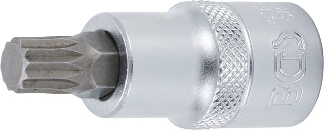 Bgs Technic - Bit-Einsatz Antrieb Innenvierkant 12,5 mm (1/2') Innenvielzahn (für xzn) M10