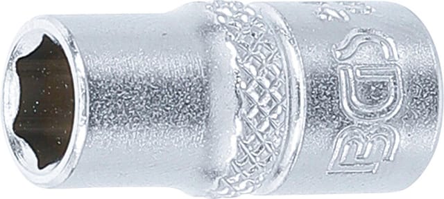 Steckschlüssel-Einsatz Sechskant Antrieb Innenvierkant 6,3 mm (1/4') sw 7 mm
