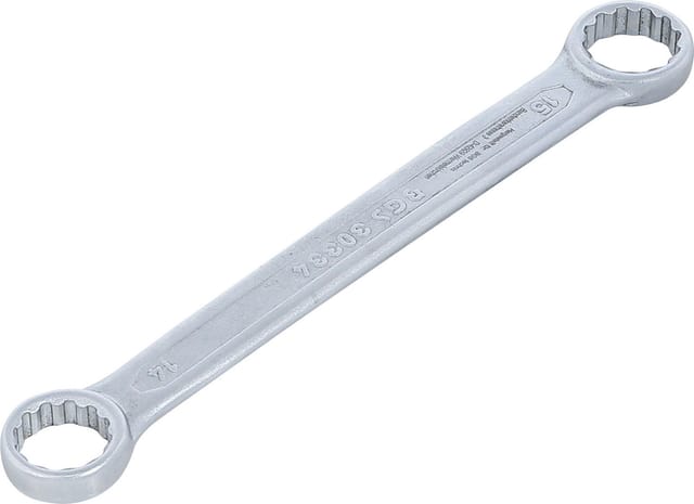 Doppel-Ringschlüssel extra flach sw 14 x 15 mm