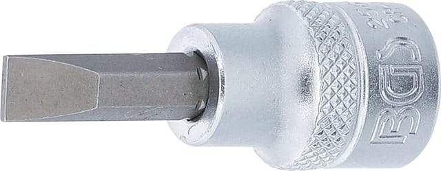 Bit-Einsatz Antrieb Innenvierkant 10 mm (3/8') Schlitz 7 mm