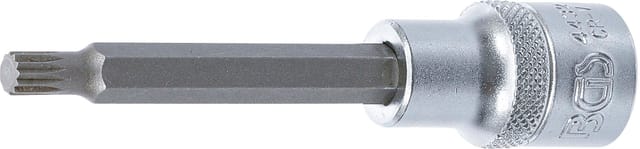 Bit-Einsatz Länge 100 mm Antrieb Innenvierkant 12,5 mm (1/2") Innenvielzahn (für XZN) M7