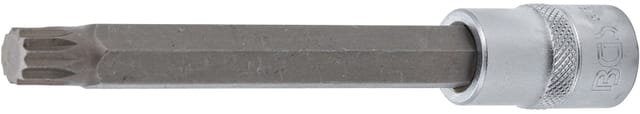 Bgs Technic - Bit-Einsatz Länge 140 mm Antrieb Innenvierkant 12,5 mm (1/2') Innenvielzahn (für xzn) M12