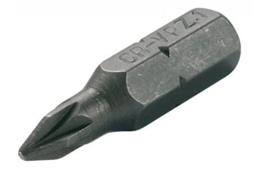 Bit Länge 30 mm Antrieb Außensechskant 8 mm (5/16') Kreuzschlitz PZ3
