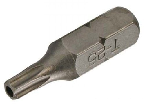 Bgs Technic - Bit Länge 30 mm Antrieb Außensechskant 8 mm (5/16') T-Profil (für Torx) mit Bohrung T25