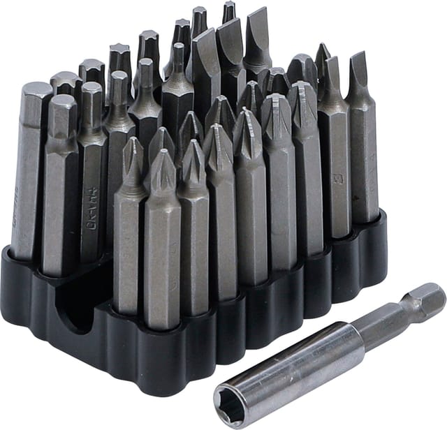 Bgs Technic - Bit-Satz für Sicherungsschrauben Antrieb Außensechskant 6,3 mm (1/4') 33-tlg.