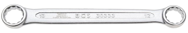 Doppel-Ringschlüssel extra flach sw 12 x 13 mm