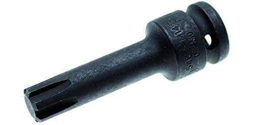 Bgs Technic - Kraft-Bit-Einsatz Länge 75 mm Antrieb Innenvierkant 12,5 mm (1/2') Keil-Profil (für ribe) M14
