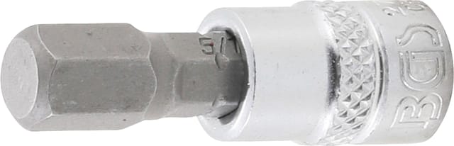 Bit-Einsatz Antrieb Innenvierkant 6,3 mm (1/4') Innensechskant 5/16'