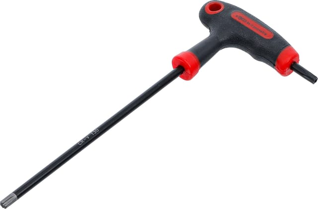 Schraubendreher mit T-Griff und seitlicher Klinge T-Profil (für Torx) mit/ohne Bohrung T30