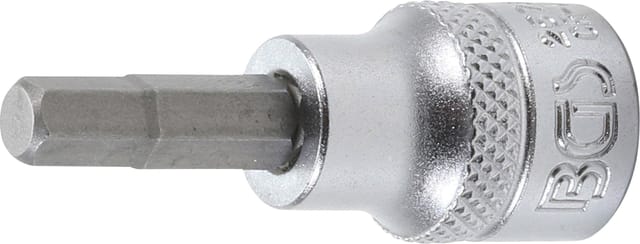 Bit-Einsatz Antrieb Innenvierkant 10 mm (3/8') Innensechskant 6 mm