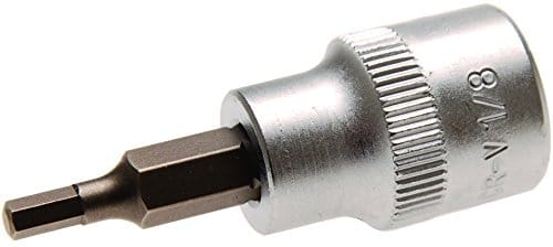 Bit-Einsatz Antrieb Innenvierkant 10 mm (3/8') Innensechskant 1/8'