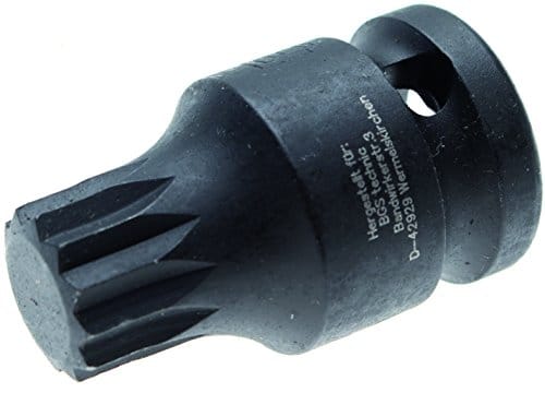 Kraft-Bit-Einsatz Länge 43 mm Antrieb Innenvierkant 12,5 mm (1/2') Innenvielzahn (für xzn) M16