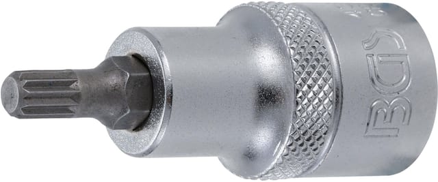 Bgs Technic - Bit-Einsatz Antrieb Innenvierkant 12,5 mm (1/2') Innenvielzahn (für xzn) M6