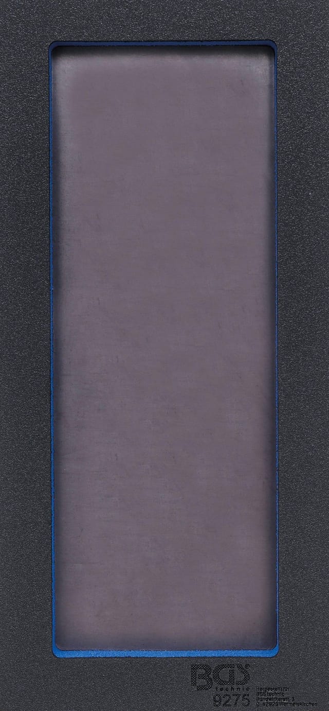 Werkstattwageneinlage 1/3: Ablagefach mit magnetischer Bodenplatte 129 x 348 x 14 mm