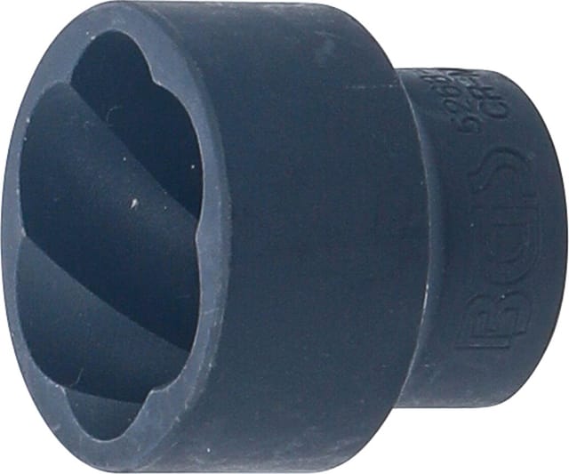 Bgs Technic - Spiral-Profil-Steckschlüssel-Einsatz / Schraubenausdreher Antrieb Innenvierkant 12,5 mm (1/2') sw 27 mm