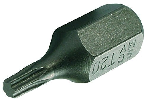 Bit Länge 30 mm Antrieb Außensechskant 10 mm (3/8') T-Profil (für Torx) T20