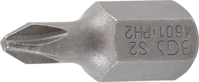 Bit Länge 30 mm Antrieb Außensechskant 10 mm (3/8') Kreuzschlitz PH2