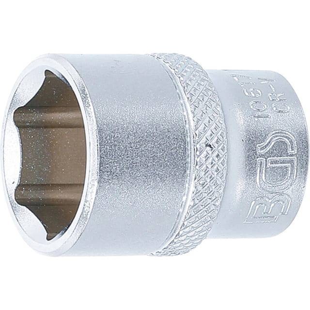 BGS Steckschlüssel-Einsatz Sechskant Antrieb Innenvierkant 10 mm (3/8") SW 17 mm - 10617