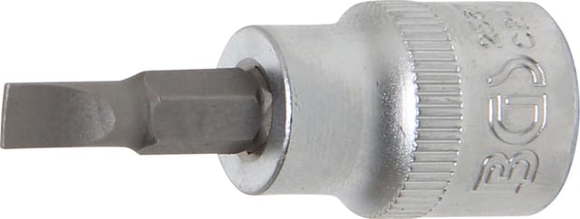 Bit-Einsatz Antrieb Innenvierkant 10 mm (3/8') Schlitz 5,5 mm