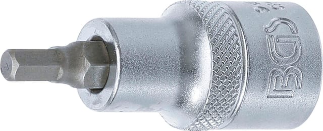 Bit-Einsatz Antrieb Innenvierkant 12,5 mm (1/2') Innensechskant 5,5 mm
