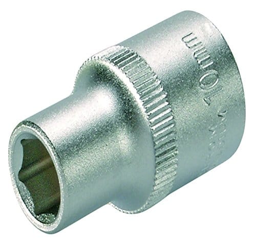 Steckschlüssel-Einsatz Sechskant Antrieb Innenvierkant 10 mm (3/8') sw 10 mm