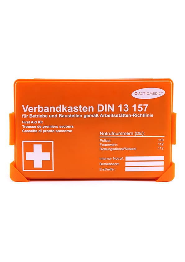 Gramm medical 418.035.01511 Betriebsverbandkasten, Orange, 26 x 9 x 18 cm