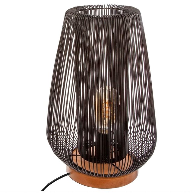 Atmosphera Noda Tischlampe schwarz modernes Design