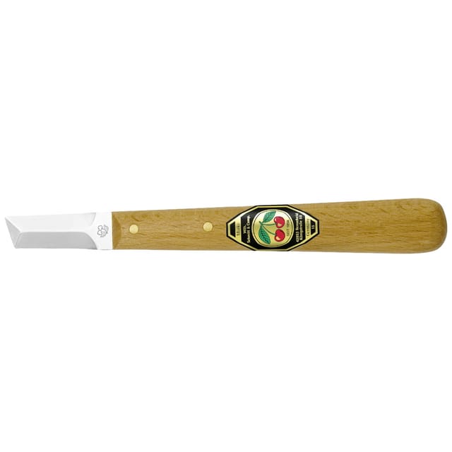 Kirschen - Kerbschnitzmesser Schnitzmesser Weißbuchenheft dreischneidig 3361000