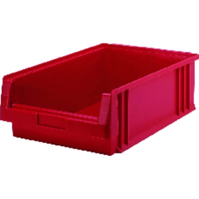 La-ka-pe 01450 02 01 Sichtlagerkasten plk L330xB213xH200mm pp rot